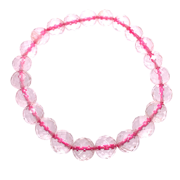 ROSE QUARTZ 248 FACETED BEADS