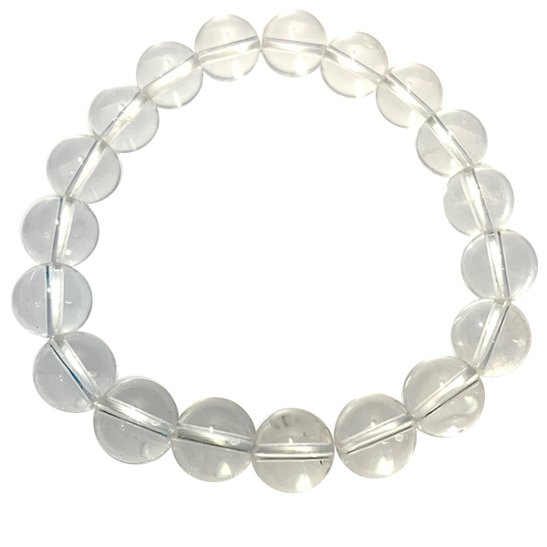 NATURAL CLEAR QUARTZ BEADS